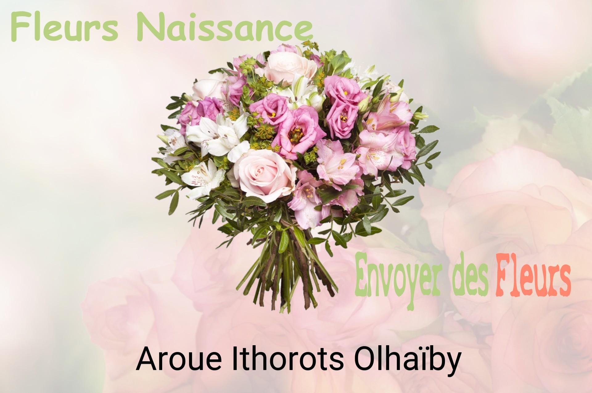Bouquet de fleurs de naissance livré à Aroue-Ithorots-Olhaïby